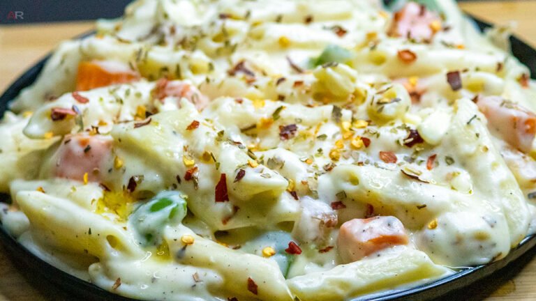 white sauce pasta recipe bangla