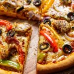 Chicken Pizza Without Oven Bengali