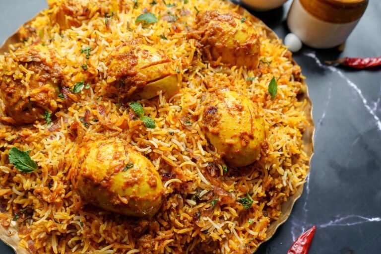Egg Biryani Recipe Atanur Rannaghar