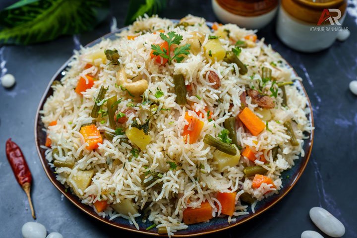 Easy Best Vegetable Pulao Recipe Bengali