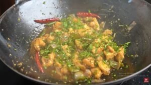 Pepper Chicken Recipe corinder