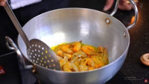 Jhinge Aloo Chingri Recipe Bangla