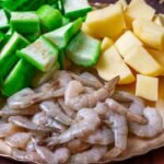 Jhinge Aloo Chingri Recipe