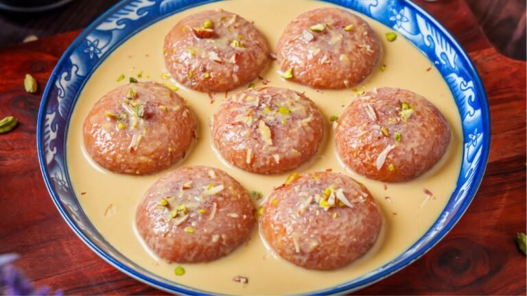 Sujir Rasmalai Recipe